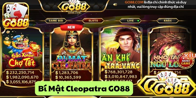 Bí Mật Cleopatra GO88 thu hút nhờ cơ chế 243 cách thắng