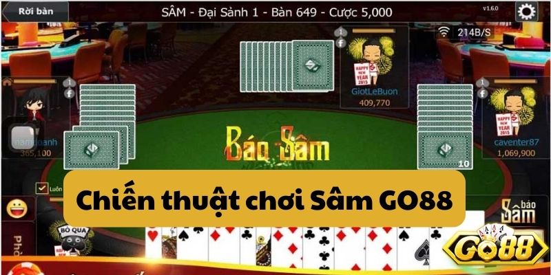 Chiến thuật chơi Sâm GO88