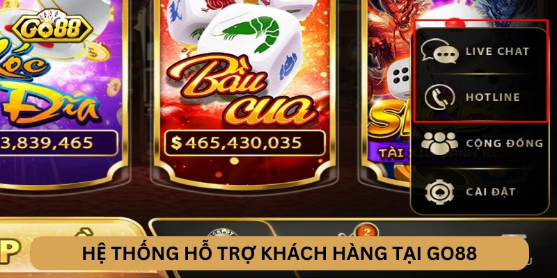 hỗ trợ khách hàng Go88